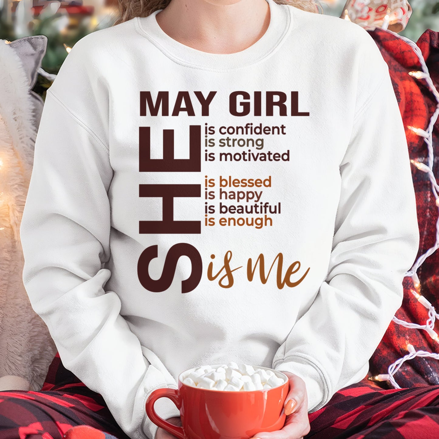 May - T-shirt For Woman Born In May - TRACY05 (SKU2605-04-05)