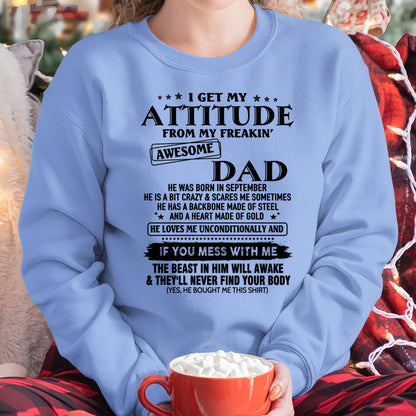 September - Gift For Son and Daughter From Dad - XUAN09 - (SKU-TDADC-09)