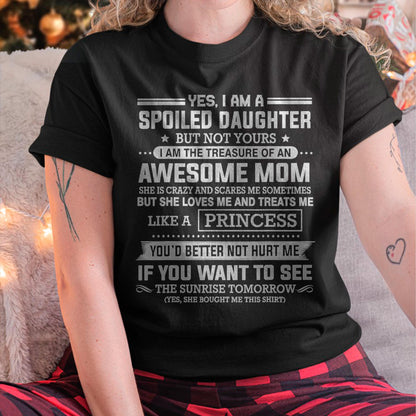 I Get My Attitude From My Freaking Awesome Mom - Gift for Daughter From Mom - tracy00