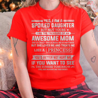 I Get My Attitude From My Freaking Awesome Mom - Gift for Daughter From Mom - tracy00