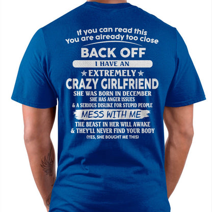 December - If You Can Read This You Are Already Too Close - Gift For Your Boyfriend, Husband From Wife - XUAN12 (SKU07-175-12)