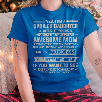 I Get My Attitude From My Freaking Awesome Mom - Gift for Daughter From Mom - tracy00