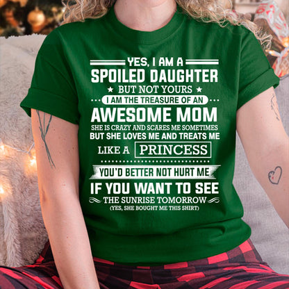 I Get My Attitude From My Freaking Awesome Mom - Gift for Daughter From Mom - tracy00