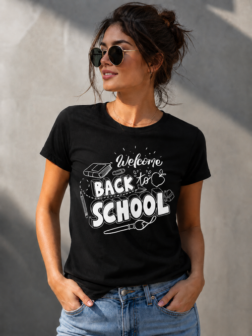 "BACK TO SHOOL" – T – SHIRT FOR WOMEN – tracy00