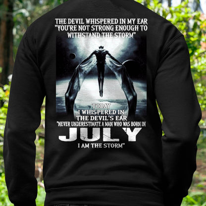 JULY - THE DEVIL WHISPERED IN MY EAR - T-SHIRT FOR MAN - XUAN07 (SKU08-35-07)
