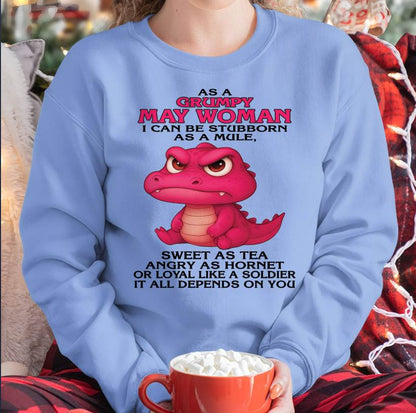 As A Grumpy January Woman - T Shirt For Woman - XUAN05 (SKU09-31-05)
