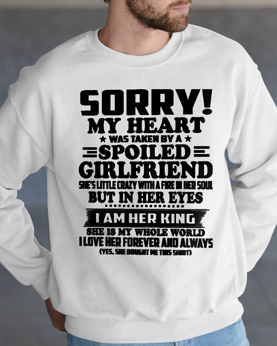 I AM GIRLFRIEND KING T-Shirt From Wife - TRACY00 (SKU2605-323-00)