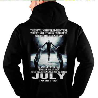 JULY - THE DEVIL WHISPERED IN MY EAR - T-SHIRT FOR MAN - XUAN07 (SKU08-35-07)