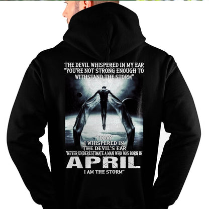 APRIL - THE DEVIL WHISPERED IN MY EAR - T-SHIRT FOR MAN - XUAN04 (SKU08-35-04)