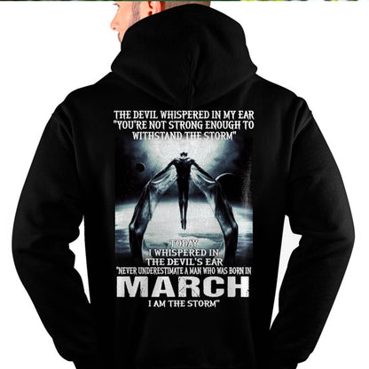 MARCH - THE DEVIL WHISPERED IN MY EAR - T-SHIRT FOR MAN - XUAN03 (SKU08-35-03)