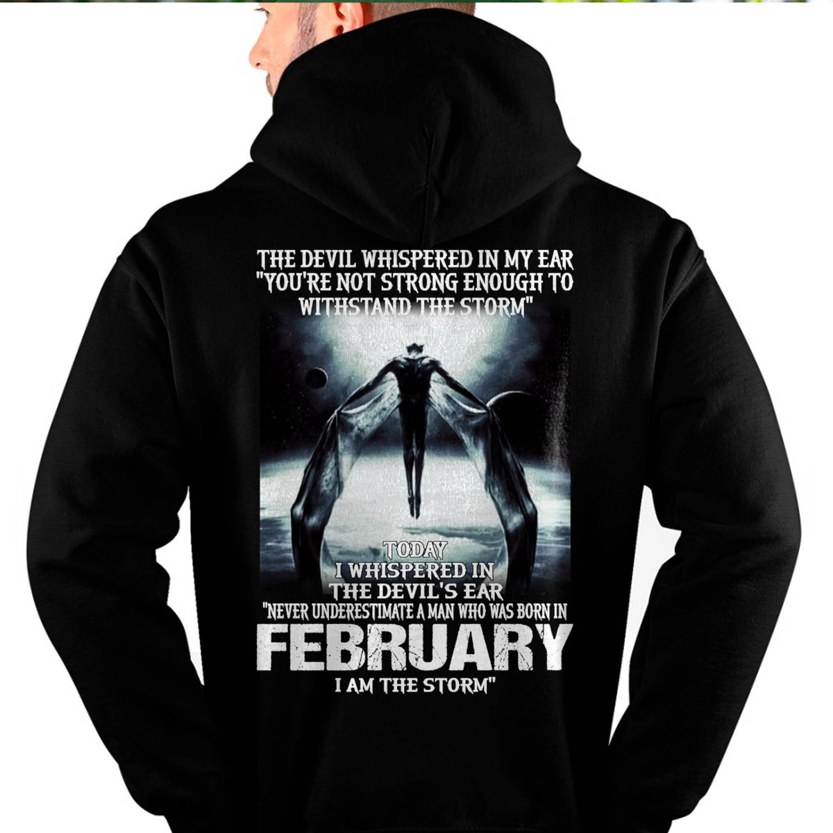 FEBRUARY - THE DEVIL WHISPERED IN MY EAR - T-SHIRT FOR MAN - XUAN02 (SKU08-35-02)