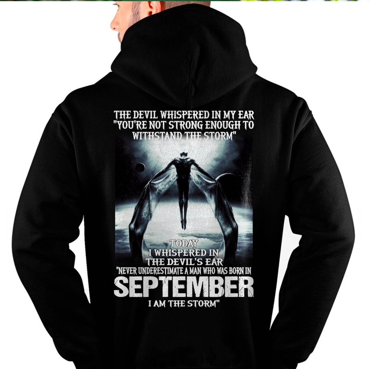 SEPTEMBER - THE DEVIL WHISPERED IN MY EAR - T-SHIRT FOR MAN - XUAN09 (SKU08-35-09)