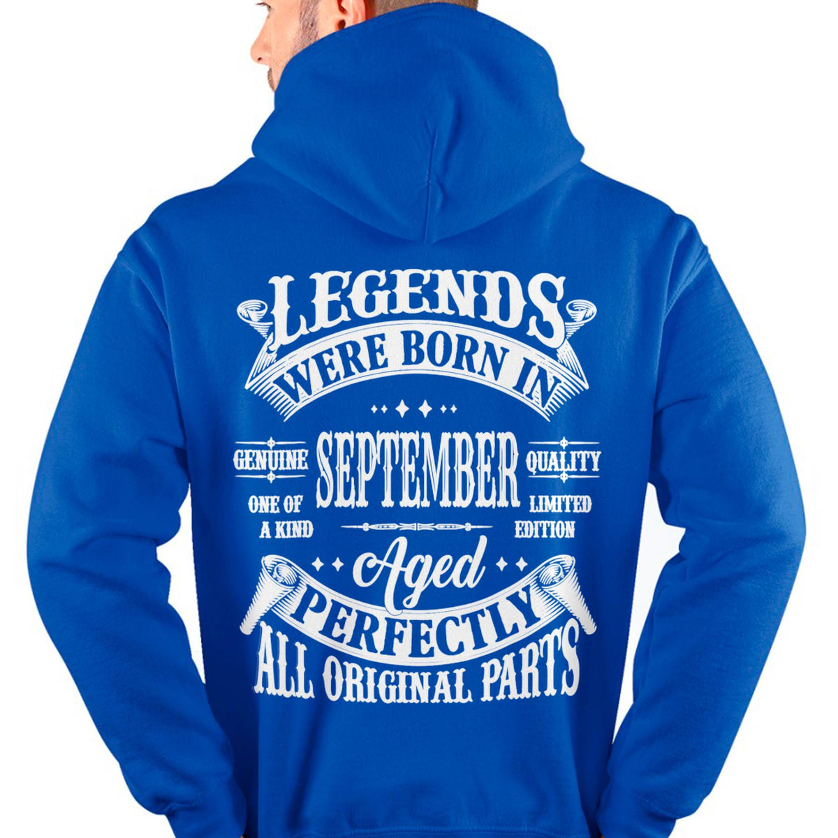 LEGENDS WERE BORN IN SEPTEMBER - T-SHIRT FOR MAN - XUAN09 (SKU08-37-09)