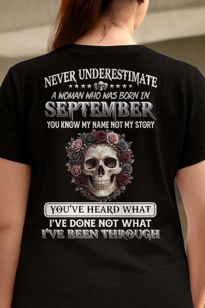SEPTEMBER - I'VE BEEN THROUGH T-Shirt For WOMAN - TRACY09 (SKU2605-410-09)