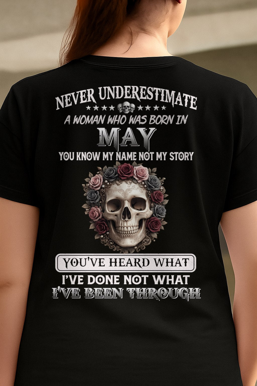MAY - I'VE BEEN THROUGH T-Shirt For WOMAN - TRACY05 (SKU2605-410-05)