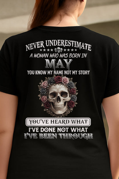 MAY - I'VE BEEN THROUGH T-Shirt For WOMAN - TRACY05 (SKU2605-410-05)