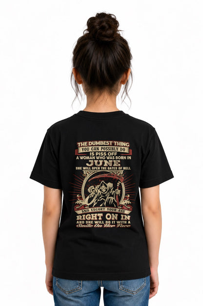 JUNE - THE DUMBEST THING YOU CAN POSSIBLY T-shirt For WOMAN - TRACY06 (SKU2605-290-06)