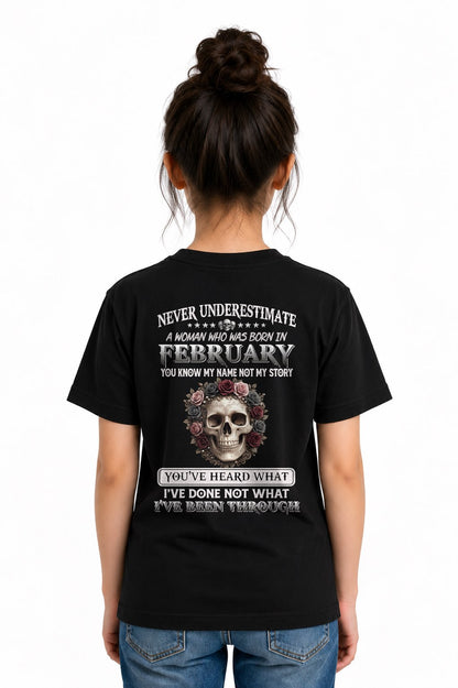 FEBRUARY - I'VE BEEN THROUGH T-Shirt For WOMAN - TRACY02 (SKU2605-410-02)