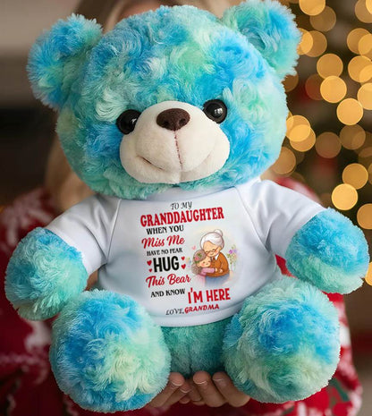 TO MY GRANDDAUGHTER - TEDDY BEAR, A BIG HUG FROM GRANDMA - tracy00