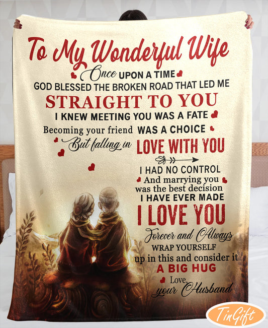 Special Blanket Gift For Your Wife - From Husband