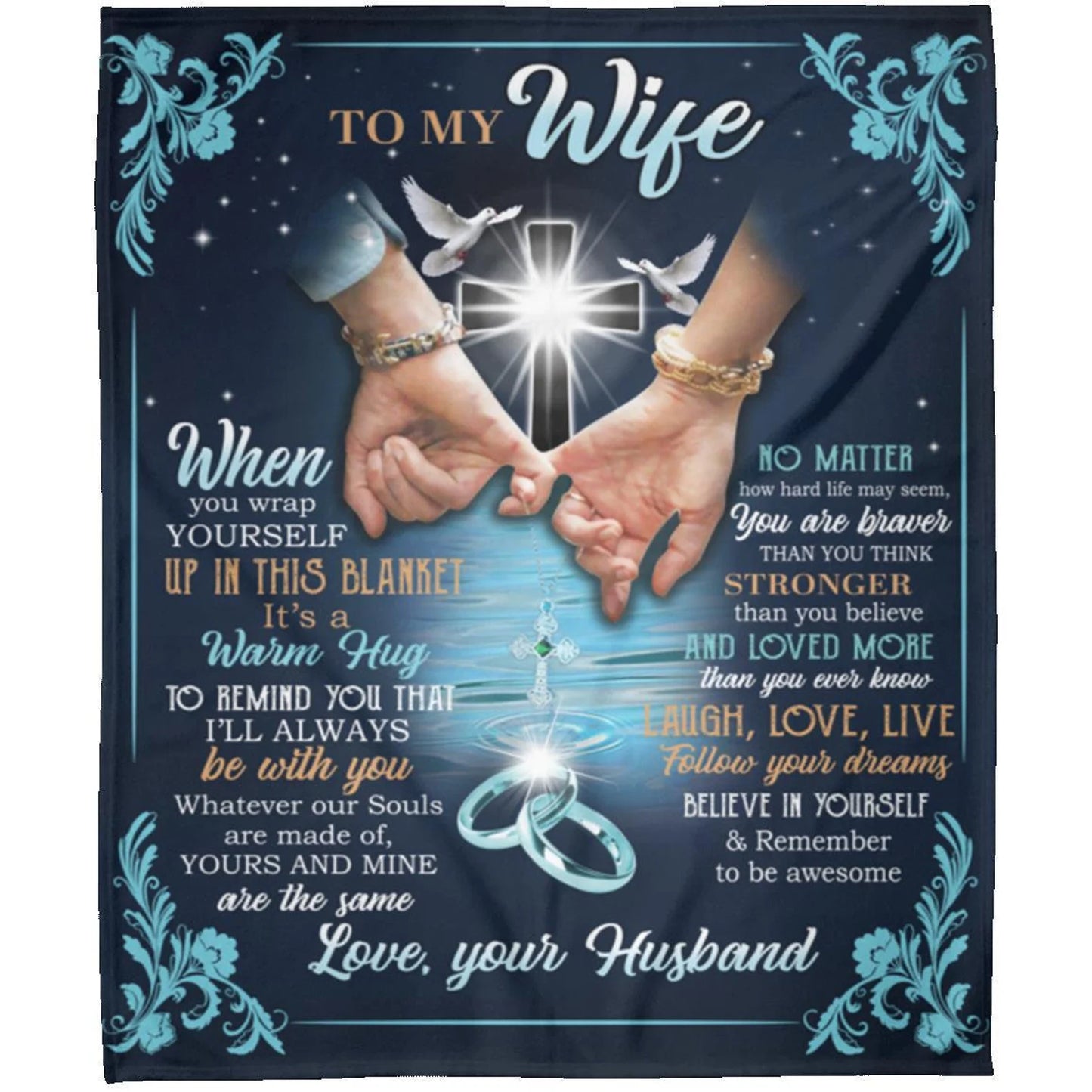 Special Blanket Anniversary's Gift For Your Wife - From Husband