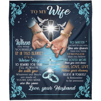 Special Blanket Anniversary's Gift For Your Wife - From Husband