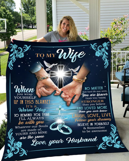 Special Blanket Anniversary's Gift For Your Wife - From Husband