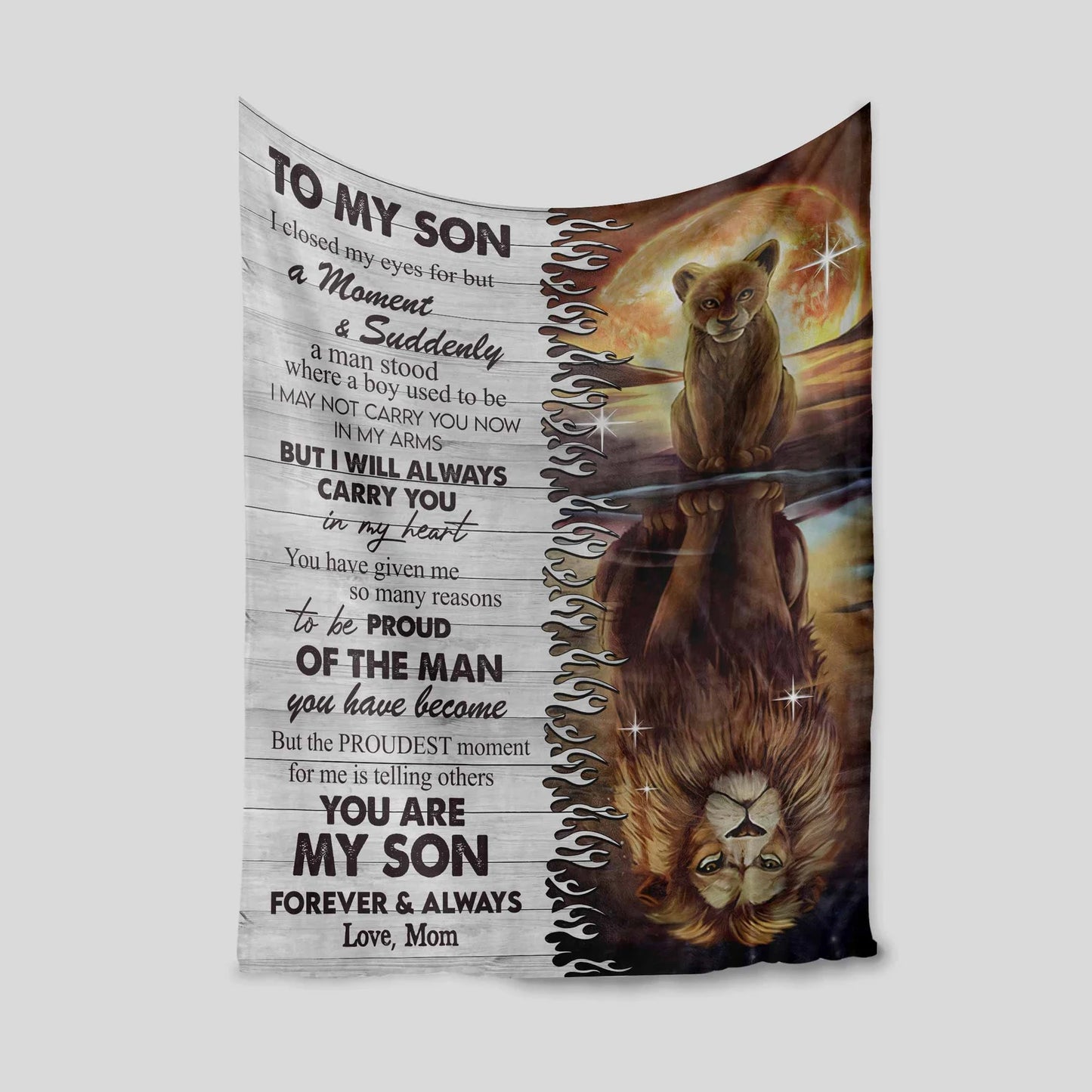 Special Gift For Your Son Blanket - From Mom
