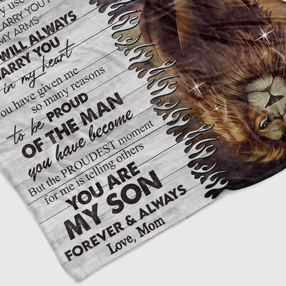Special Gift For Your Son Blanket - From Mom