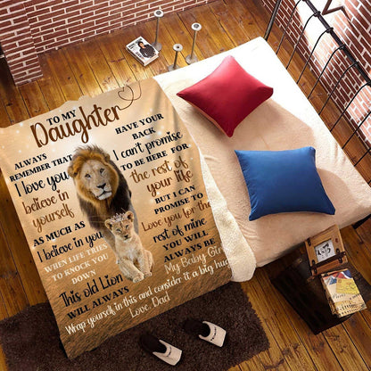 Special Gift For Your Daughter Blanket - From Dad