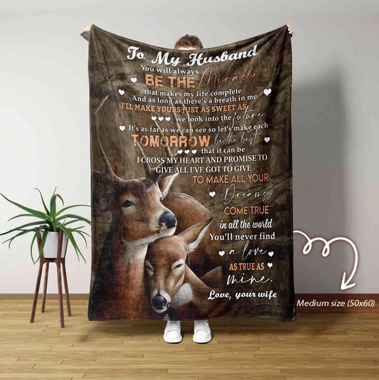 Special Gift Blanket For Your Husband  - From Wife