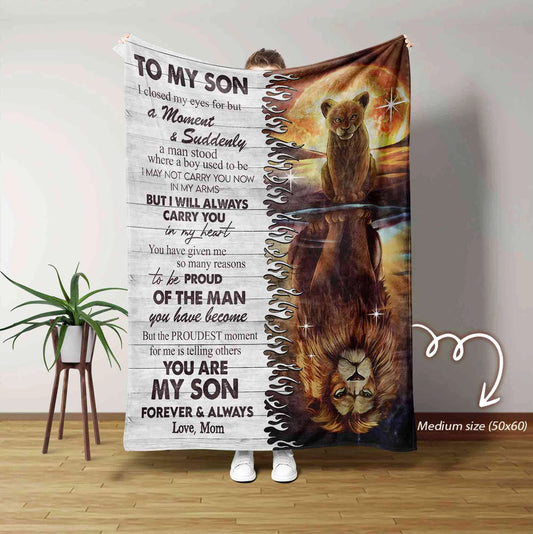 Special Gift For Your Son Blanket - From Mom