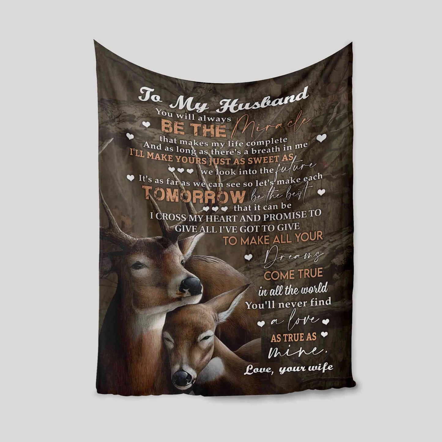 Special Gift Blanket For Your Husband  - From Wife