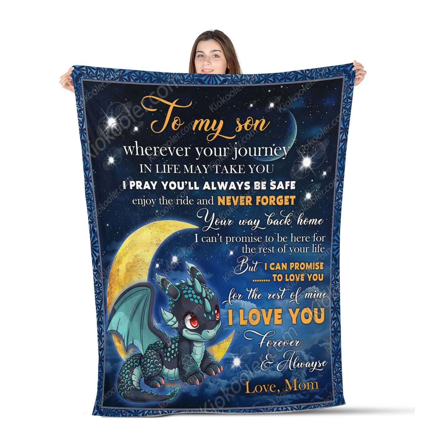 Special Blanket Gift For Your Son - From Mom