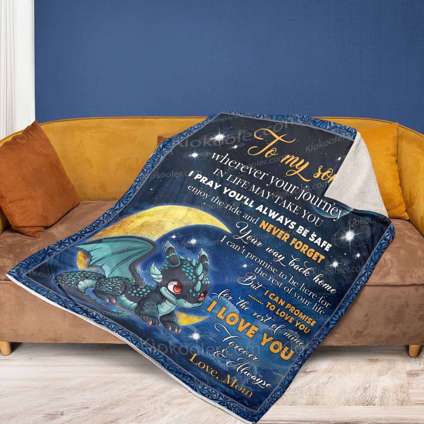 Special Blanket Gift For Your Son - From Mom