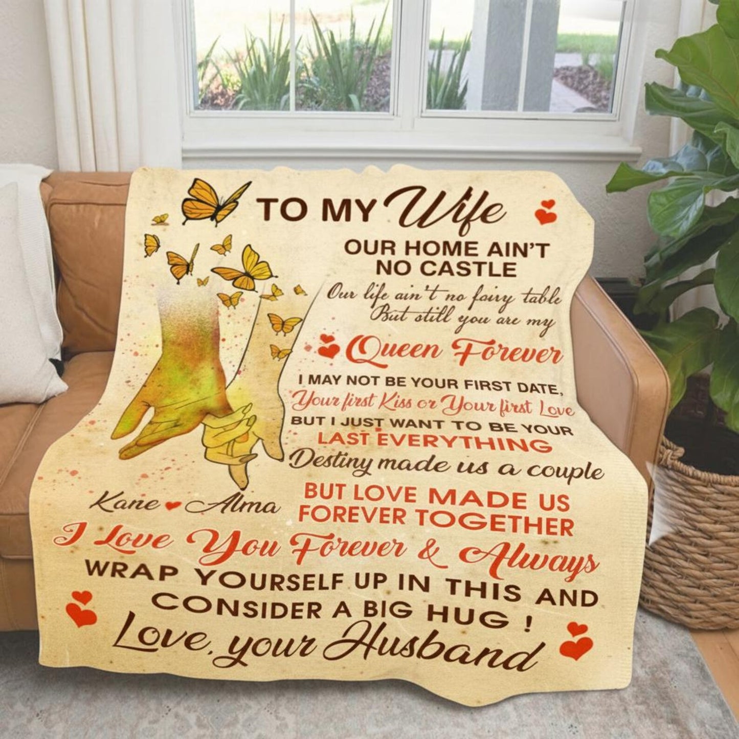 Best Blanket Gift For Your Wife - From Husband