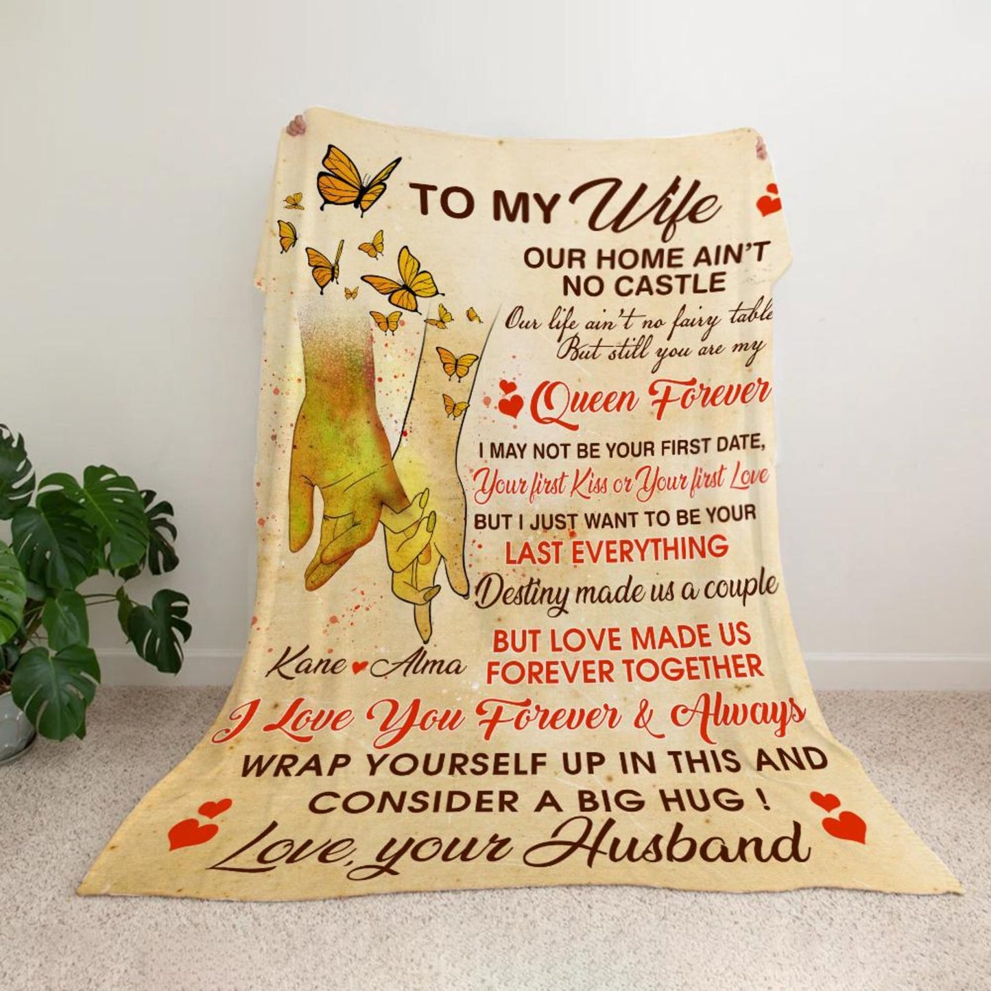 Best Blanket Gift For Your Wife - From Husband