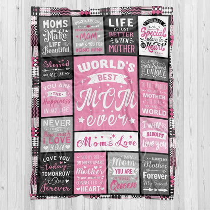 Special Blanket in Mothers Day or Birthday For Your Mom - From Son