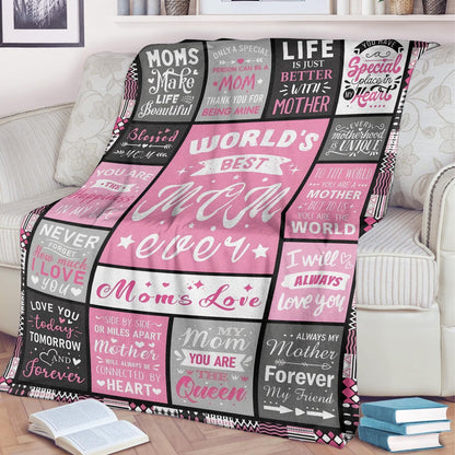 Special Blanket in Mothers Day or Birthday For Your Mom - From Son