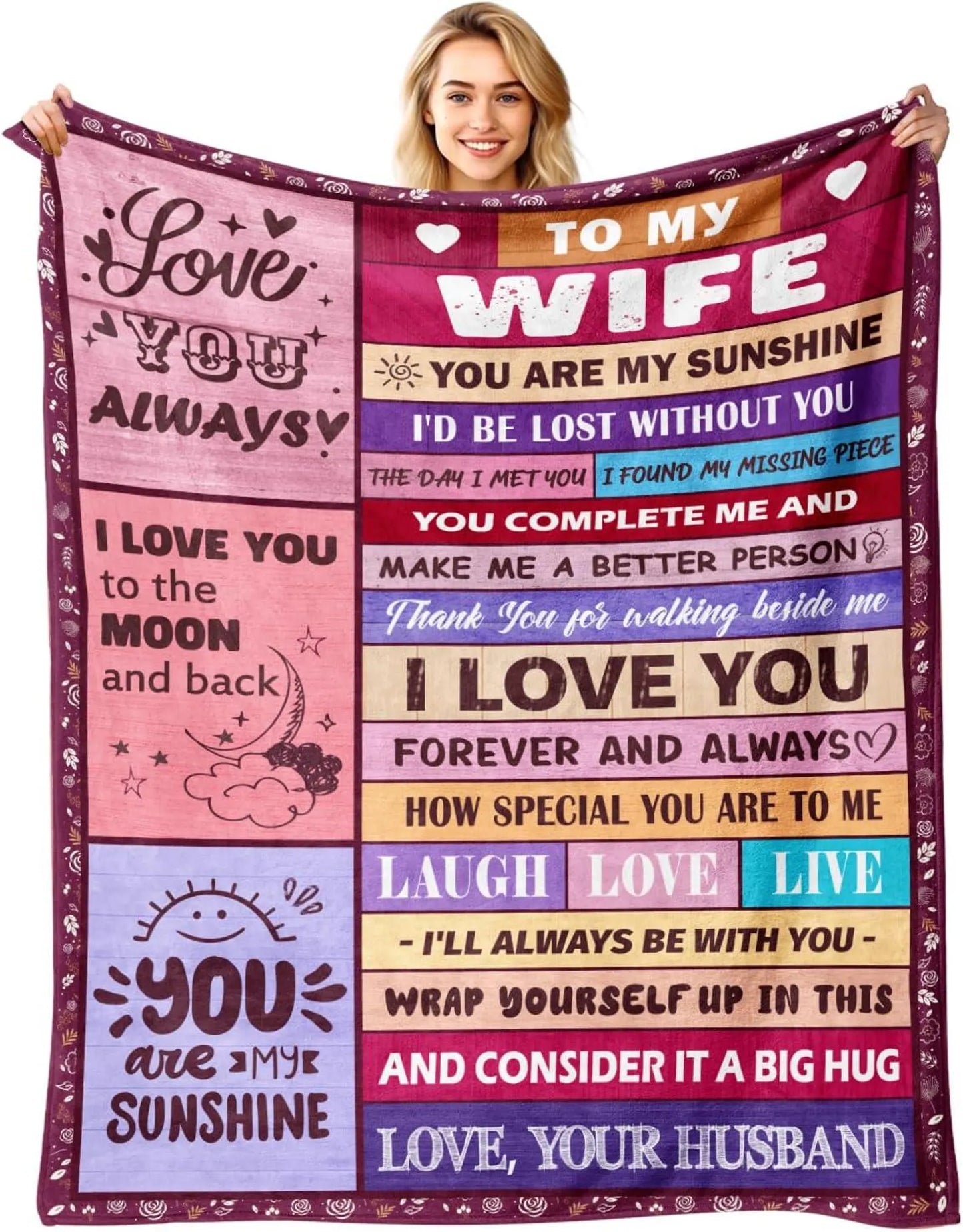 Special Gift Blanket in Mothers Day or Birthday For Your Mom - From Son