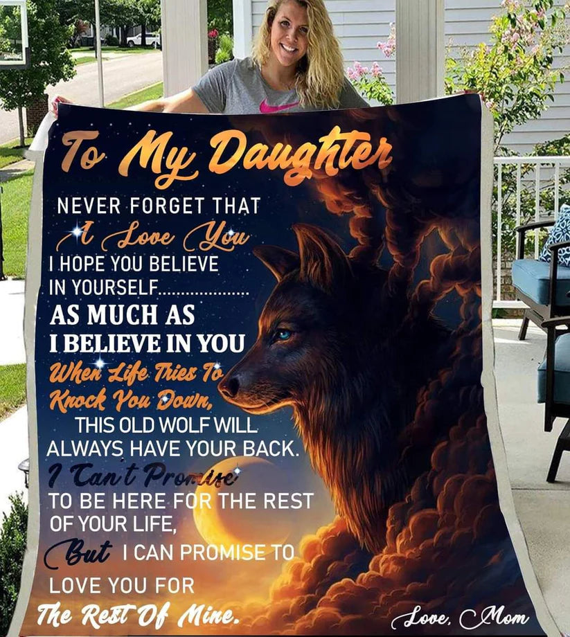 Perfect Blanket COMFORT & WARMTH - Blanket To Your DAUGHTER - From MOM
