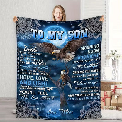 Special Gift For Your Son Blanket - From Mom (SKUB11-59)