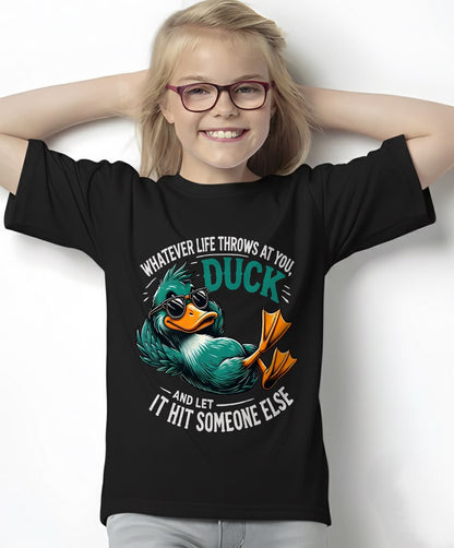 Funny Duck Graphic Tees Men Women Teens Funny Quote Gift T-Shirt For WOMAN - TRACY00 (SKU-TRAN-120504)