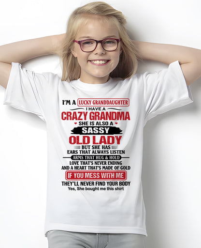 LUCKY GRANDDAUGHTER HAVE A GRANDMA From GRANDMA - TRACY00 (SKU2608-146-00)
