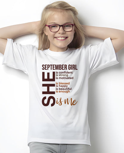 September - T-shirt For Woman Born In September - TRACY09 (SKU2605-04-09)