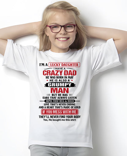 MAY - LUCKY DAUGHTER HAVE A DAD From DAD - TRACY05 (SKU2607-110-05)