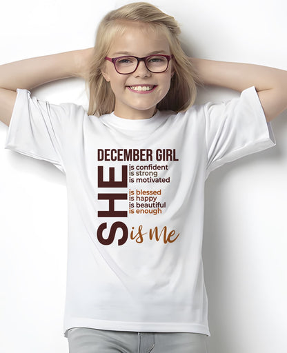 December - T-shirt For Woman Born In December - TRACY12 (SKU2605-04-12)