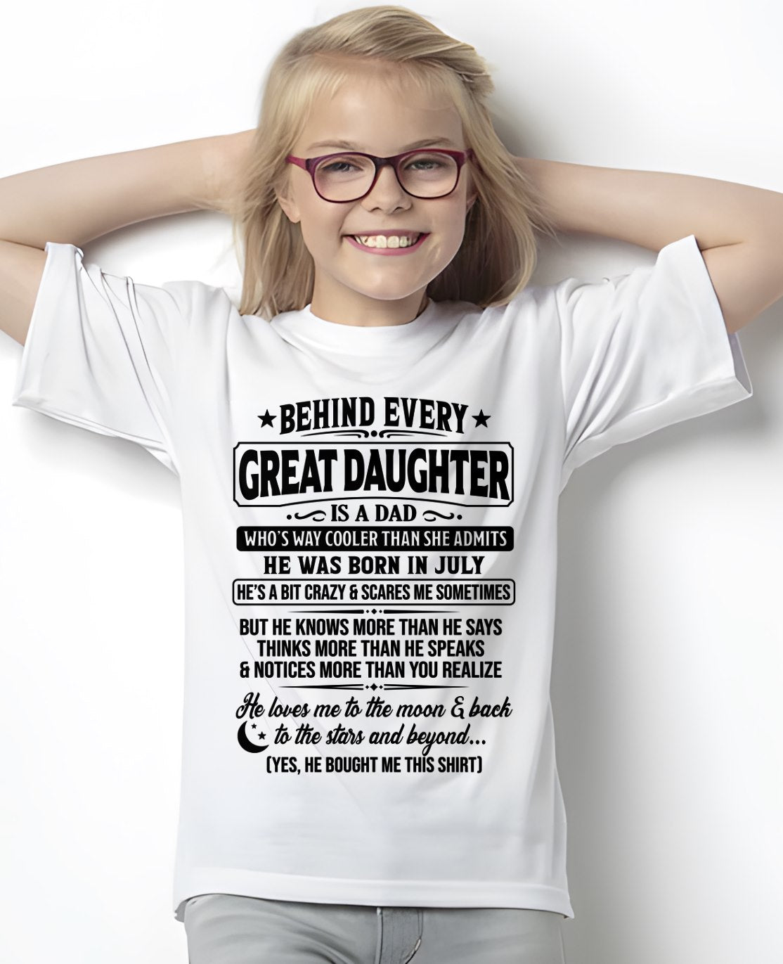 JULY - DAD COOLER THAN DAUGHTER ADMITS To DAUGHTER From DAD - TRACY07 (SKU2606-137-07)