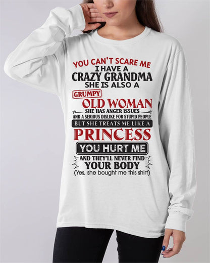 You Can't Scare Me - Gift For Grandson And Granddaughter From Grandma - XUAN00 (SKU10-76-00)