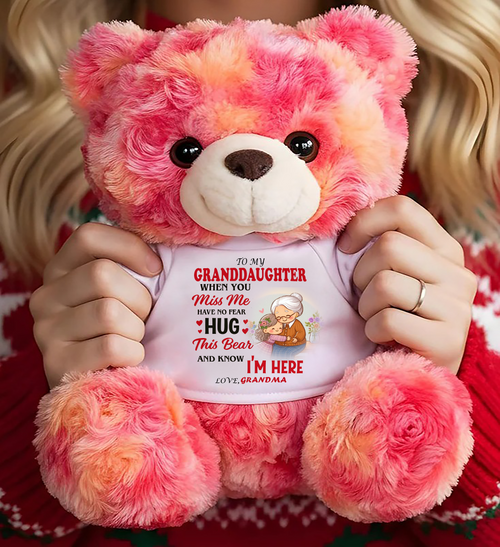 TO MY GRANDDAUGHTER - TEDDY BEAR, A BIG HUG FROM GRANDMA - tracy00